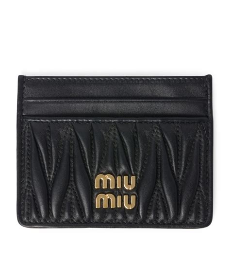 miu miu flamingo card holder|Miu Miu Matelassé Nappa Leather Card Holder .